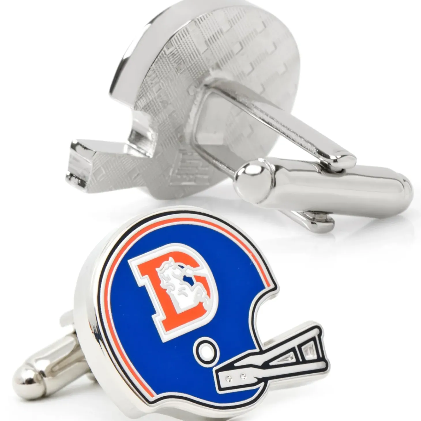 NFL Retro Denver Broncos Helmet Cufflinks