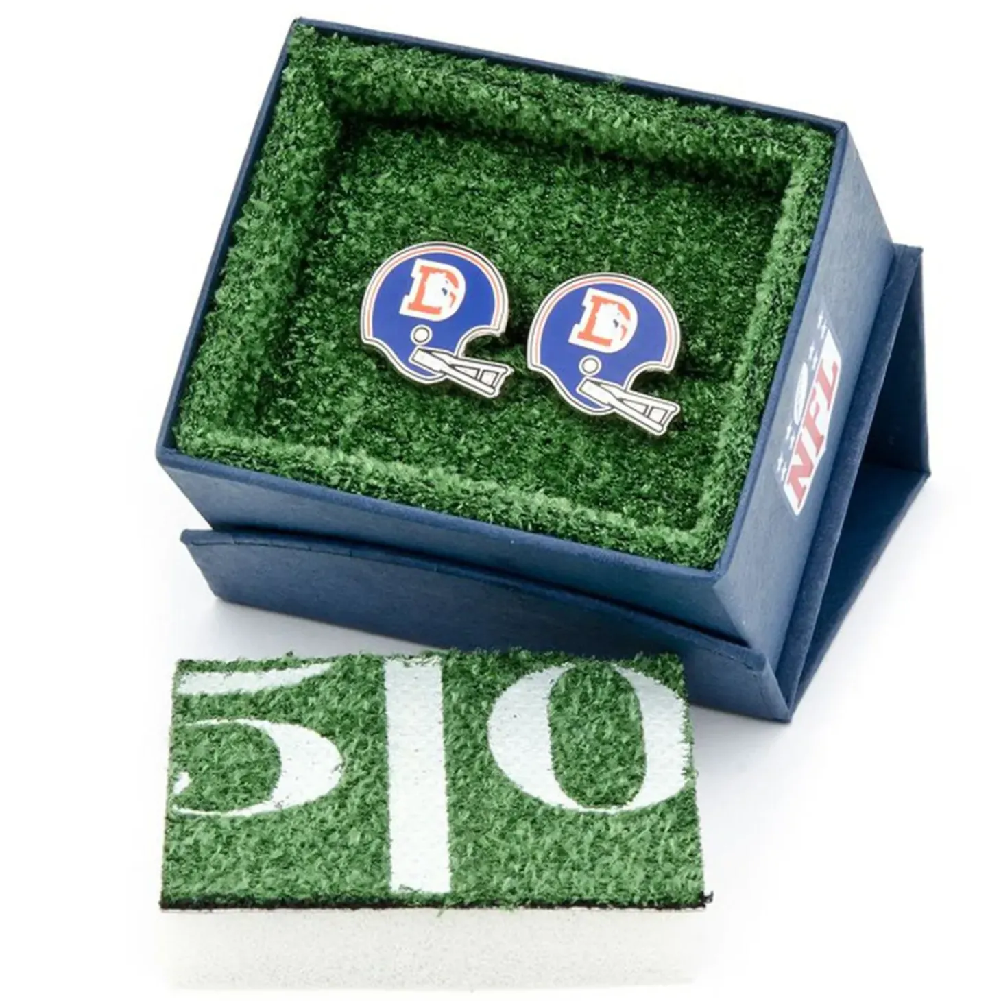NFL Retro Denver Broncos Helmet Cufflinks