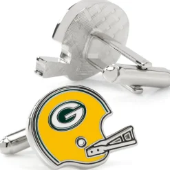 NFL Retro Green Bay Packers Helmet Cufflinks