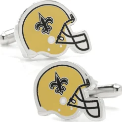 NFL Retro New Orleans Saints Helmet Cufflinks