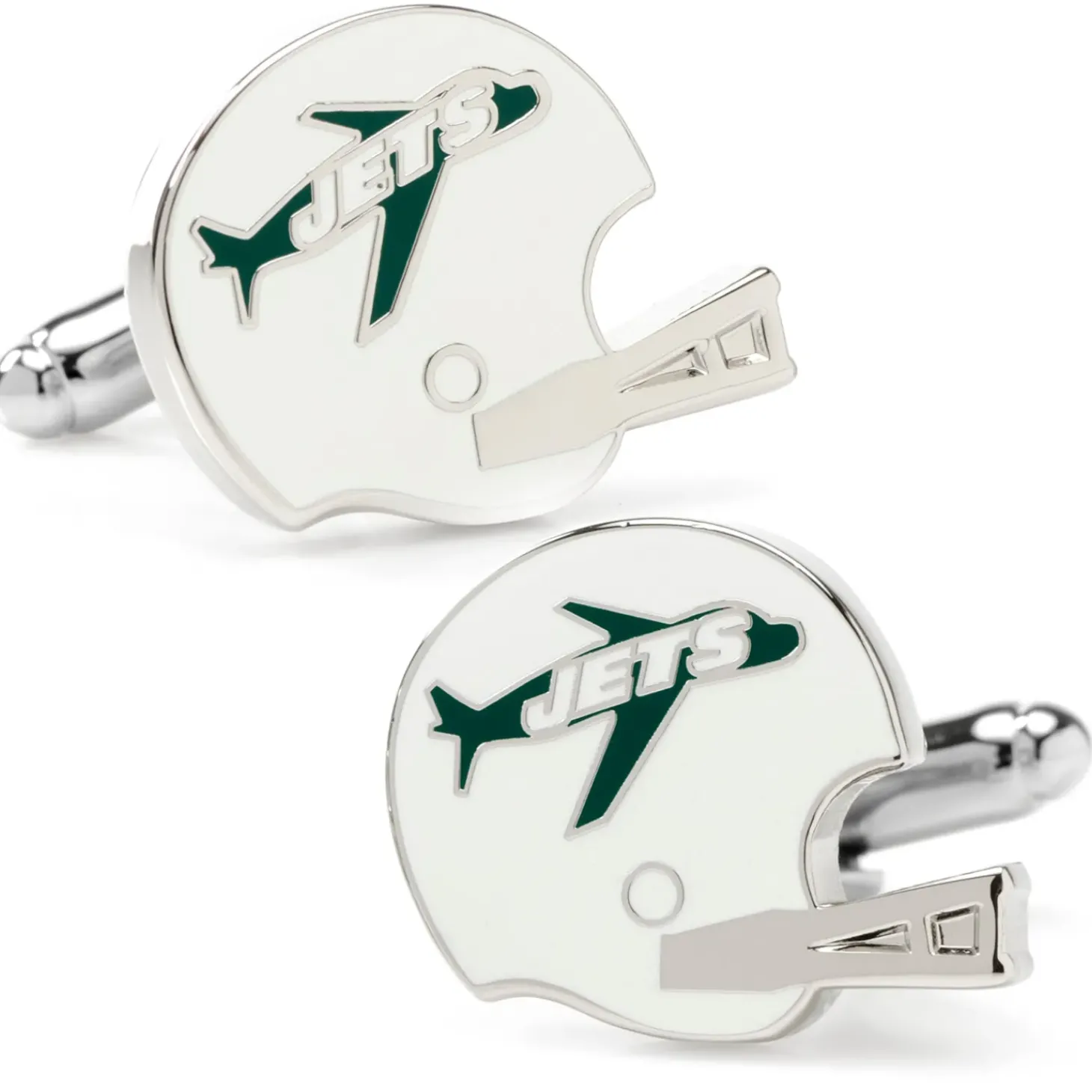 NFL Retro New York Jets Helmet Cufflinks