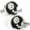 NFL Retro Pittsburgh Steelers Helmet Cufflinks