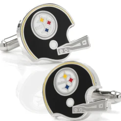 NFL Retro Pittsburgh Steelers Helmet Cufflinks