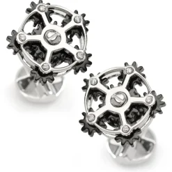 Ox and Bull Trading Co. Rotating Gear Cufflinks