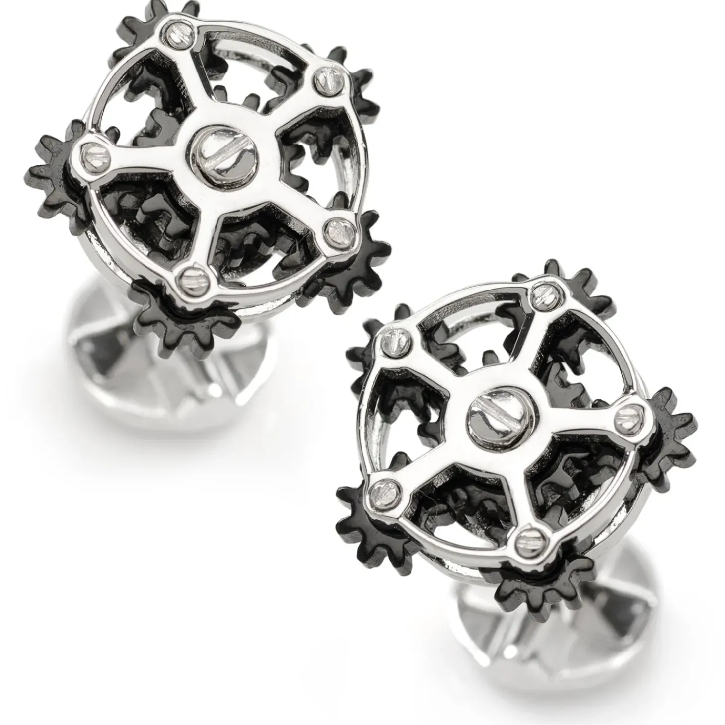 Ox and Bull Trading Co. Rotating Gear Cufflinks