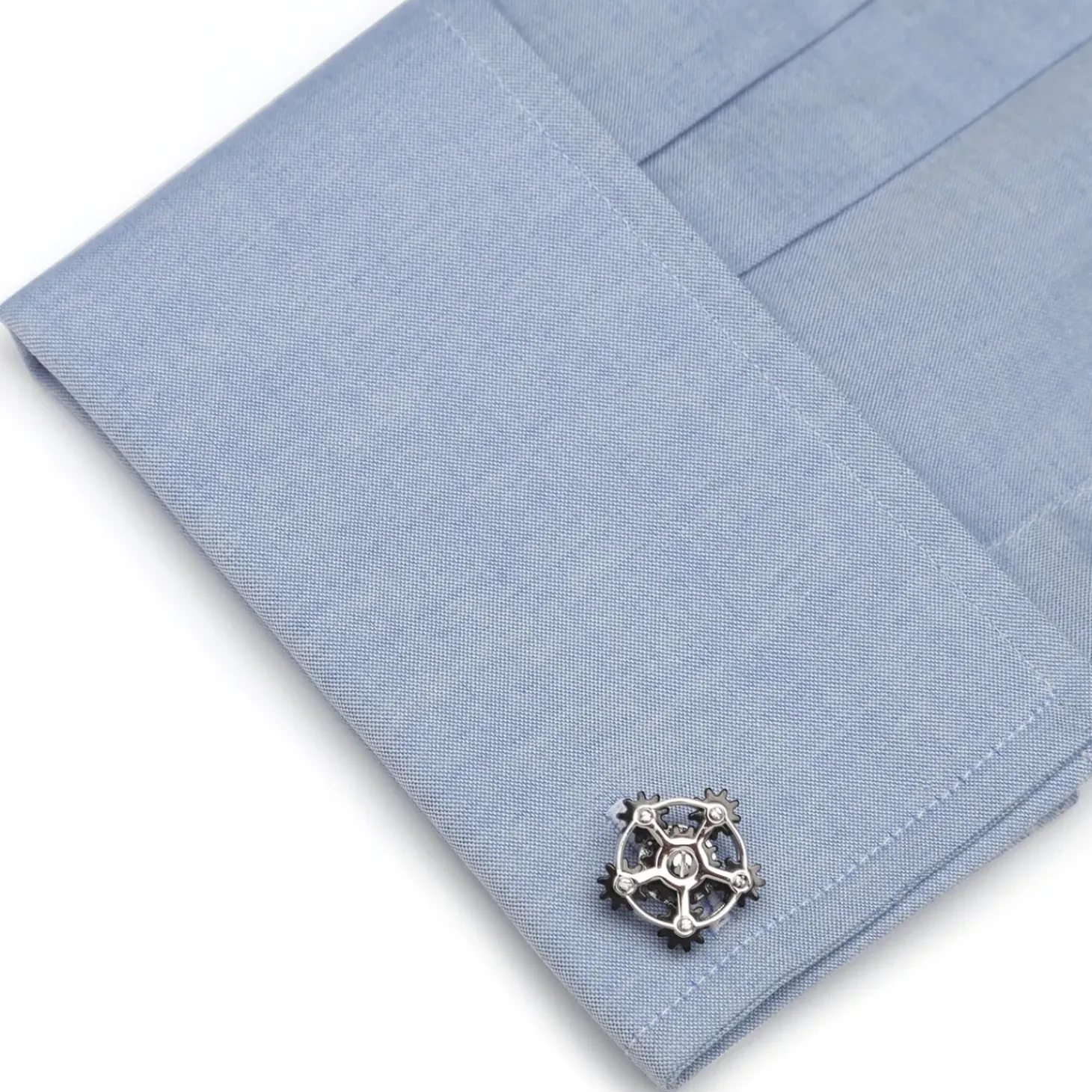 Ox and Bull Trading Co. Rotating Gear Cufflinks