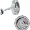 Jacob & Co. Rotor Cufflinks with Black Center