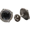 Armenta Round Hematite Cufflinks