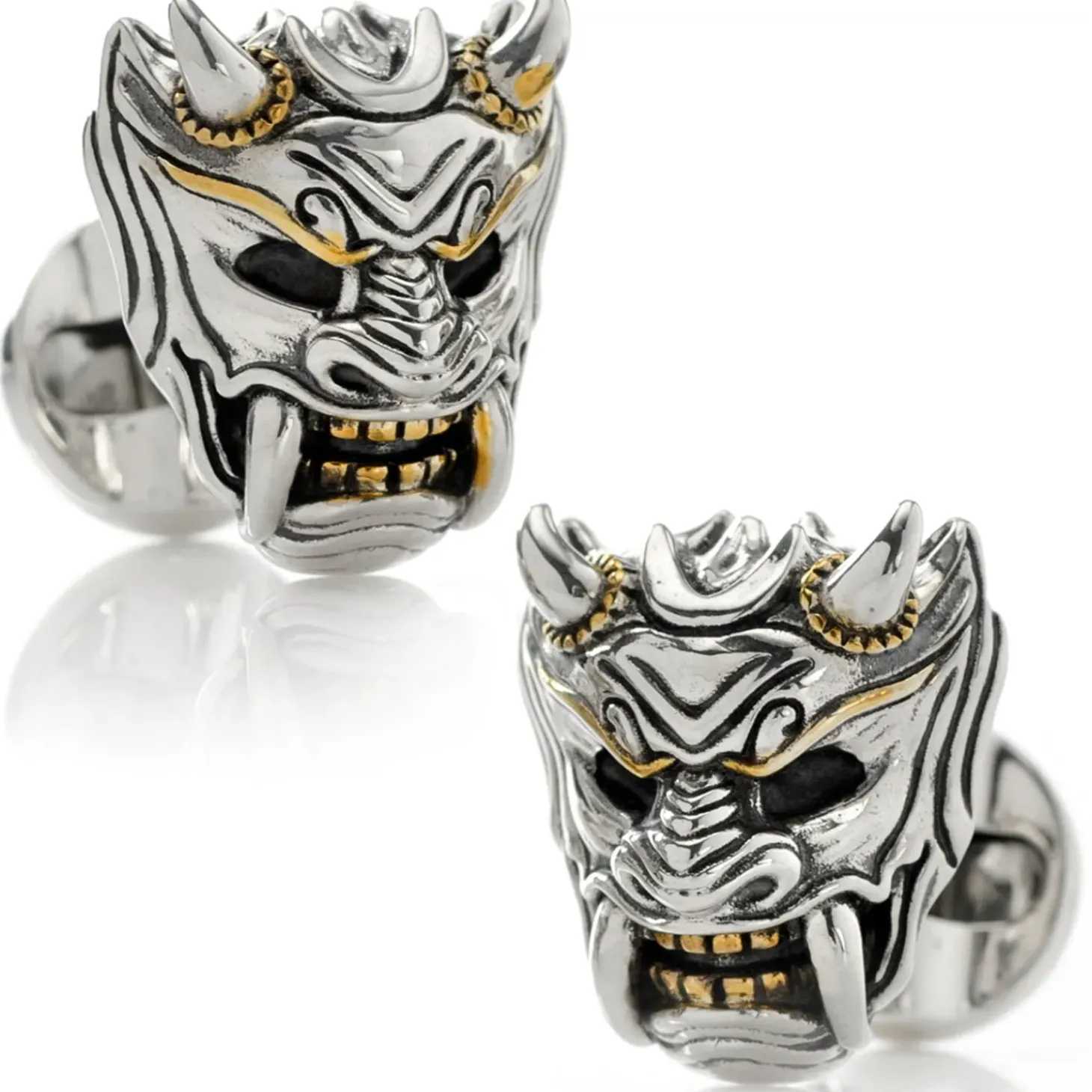 Ox and Bull Trading Co. Samurai Mask Cufflinks