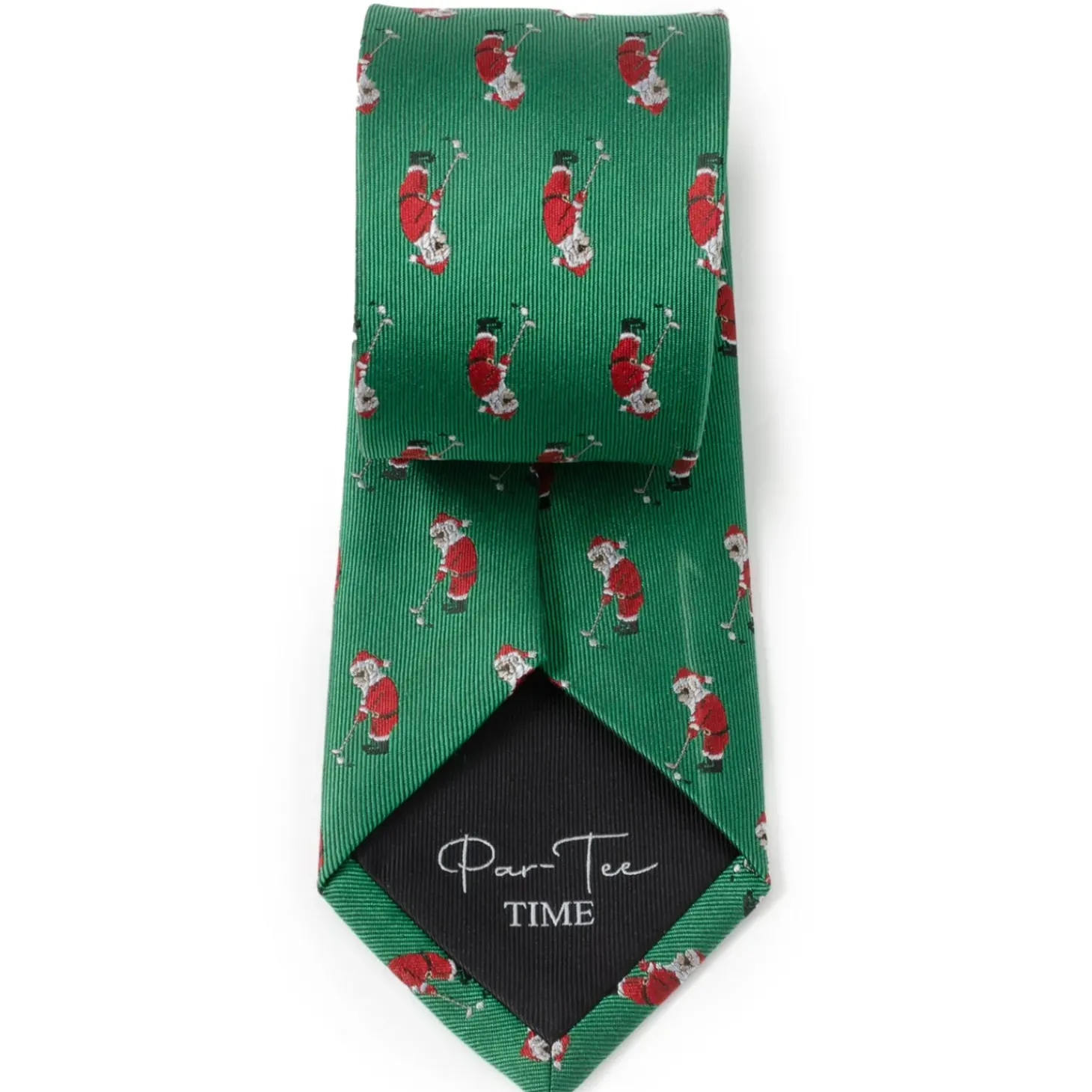 Cufflinks, Inc. Santa Golf Par-Tee Men's Green Tie