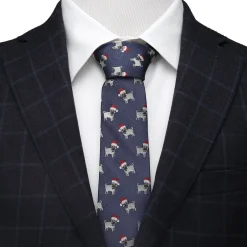 Cufflinks, Inc. Santa Pug Men's Tie