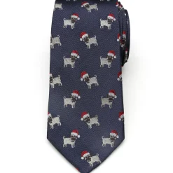 Cufflinks, Inc. Santa Pug Men's Tie