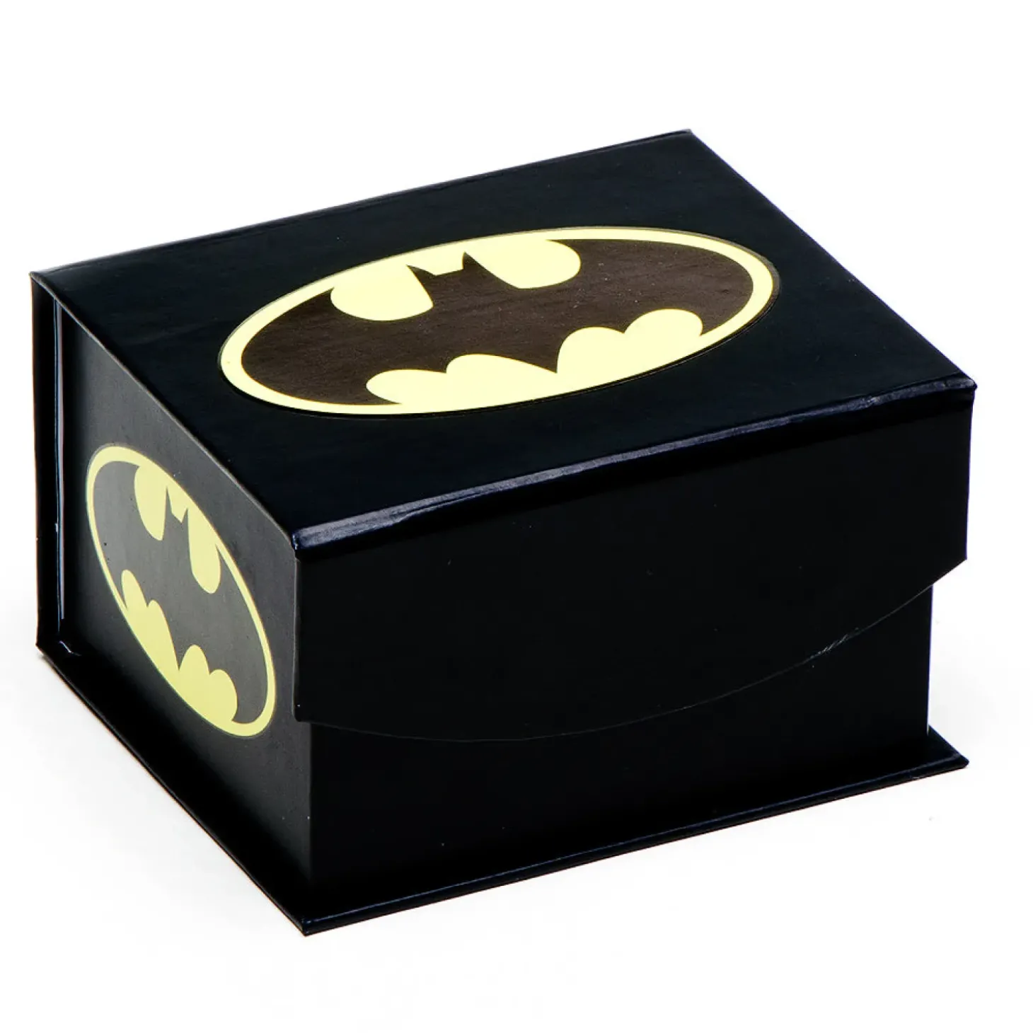 DC Comics Satin Black Batman Logo Cufflinks