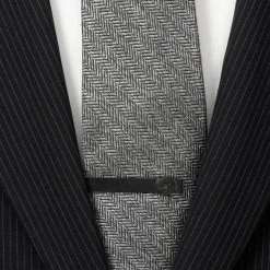 Star Wars Satin Black Imperial Symbol Tie Bar