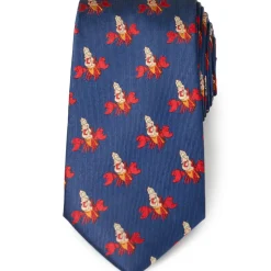 Disney Sebastian Hidden Message Blue Men's Tie