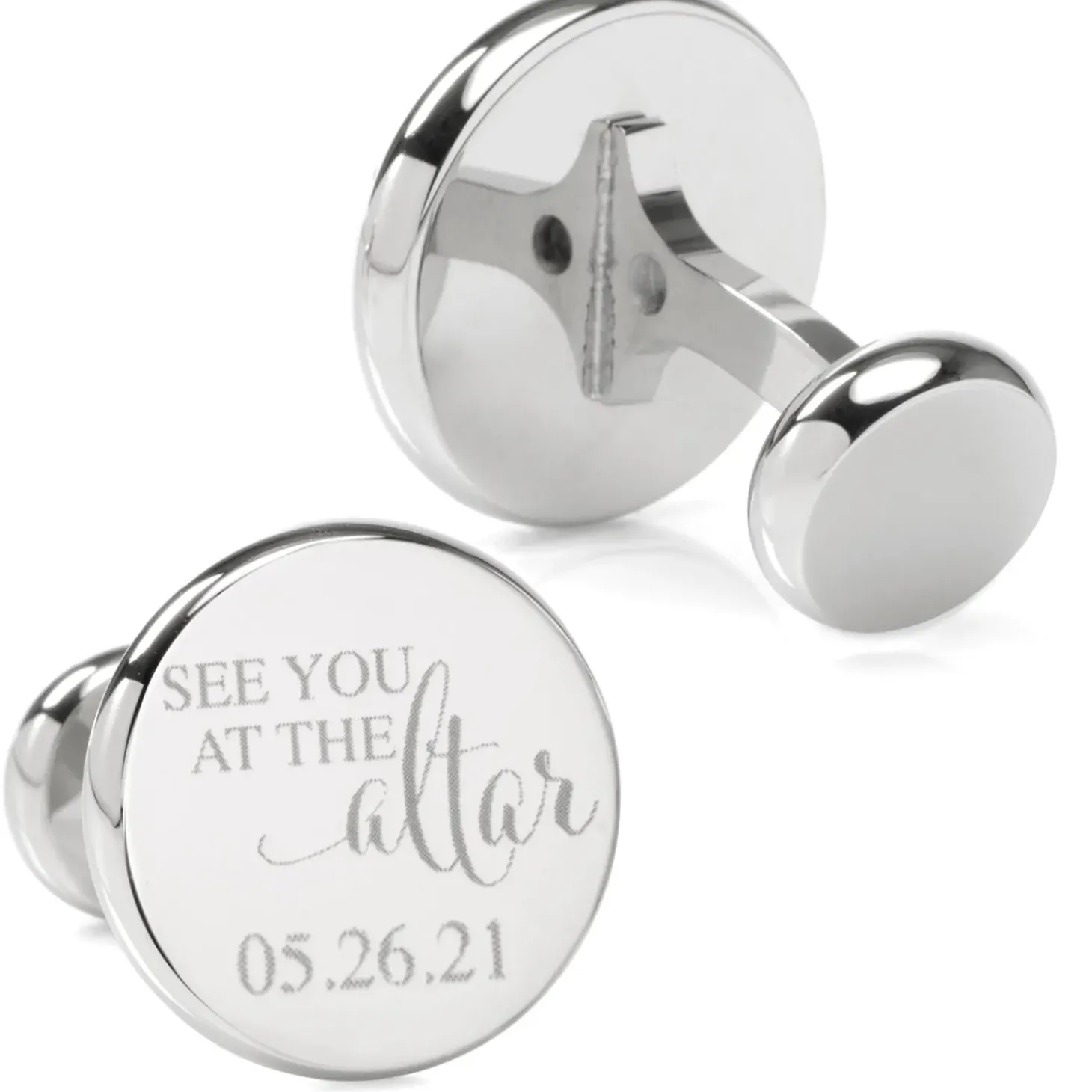 Ox and Bull Trading Co. See You at the Altar Custom Photo Cufflinks