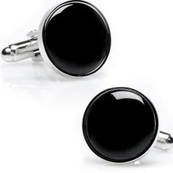 Ox and Bull Trading Co. Silver and Onyx Stud Set