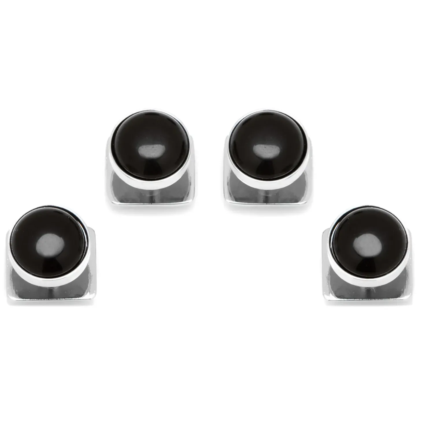 Ox and Bull Trading Co. Silver and Onyx Studs