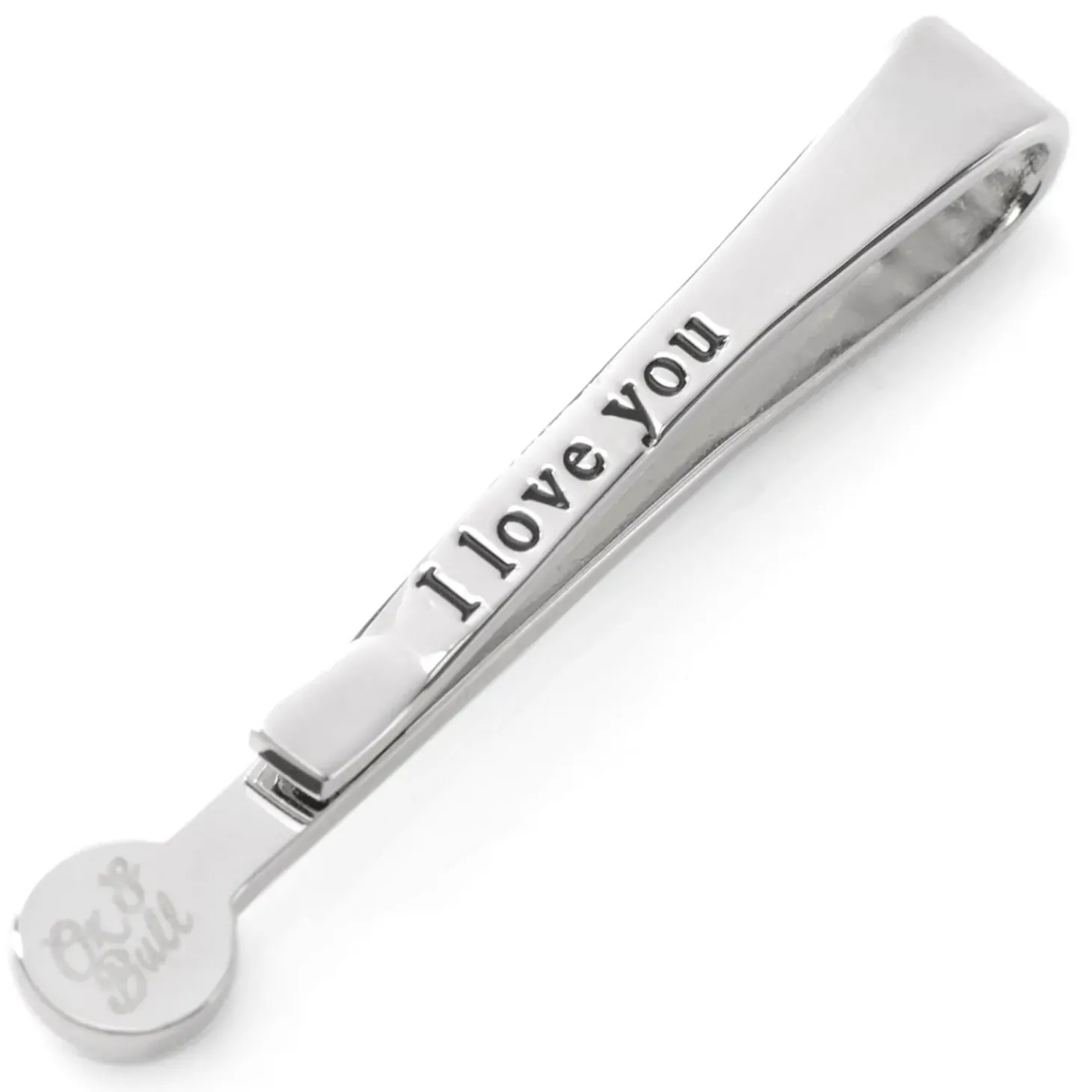 Ox and Bull Trading Co. Silver and Onyx Tie Bar