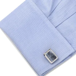 Ox and Bull Trading Co. Silver and Sodalite JFK Presidential Stud Set