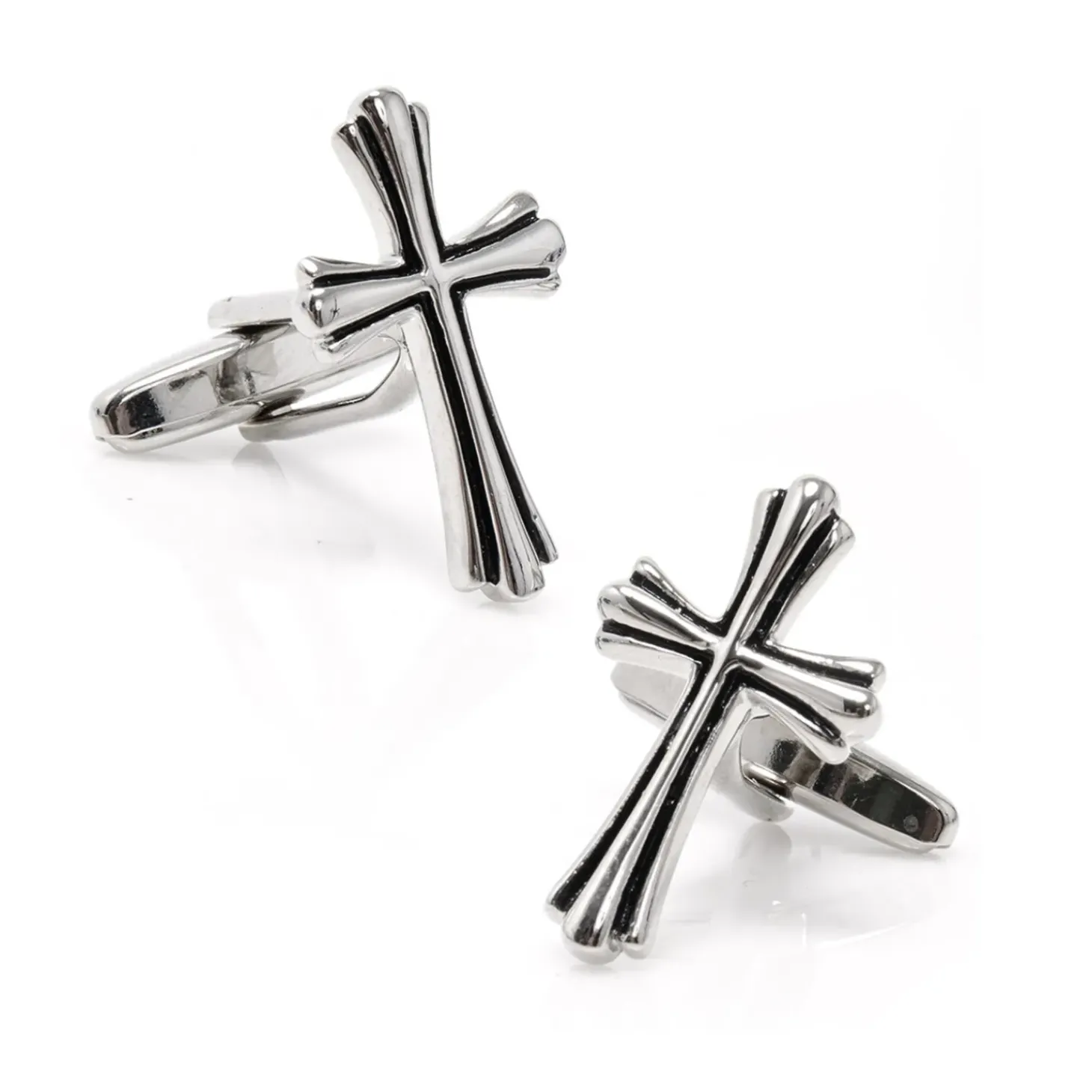 Cufflinks, Inc. Silver Cross Cufflinks