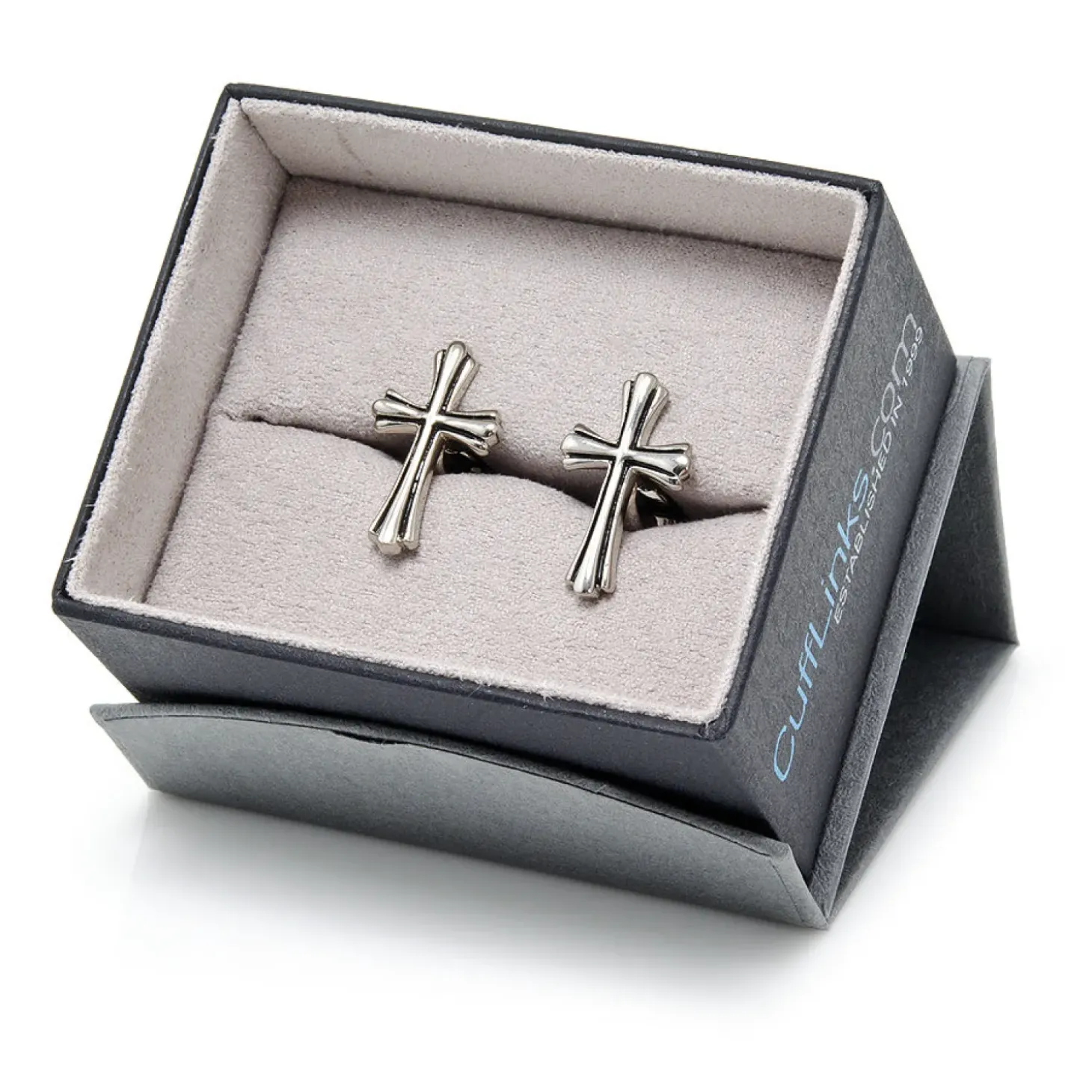 Cufflinks, Inc. Silver Cross Cufflinks