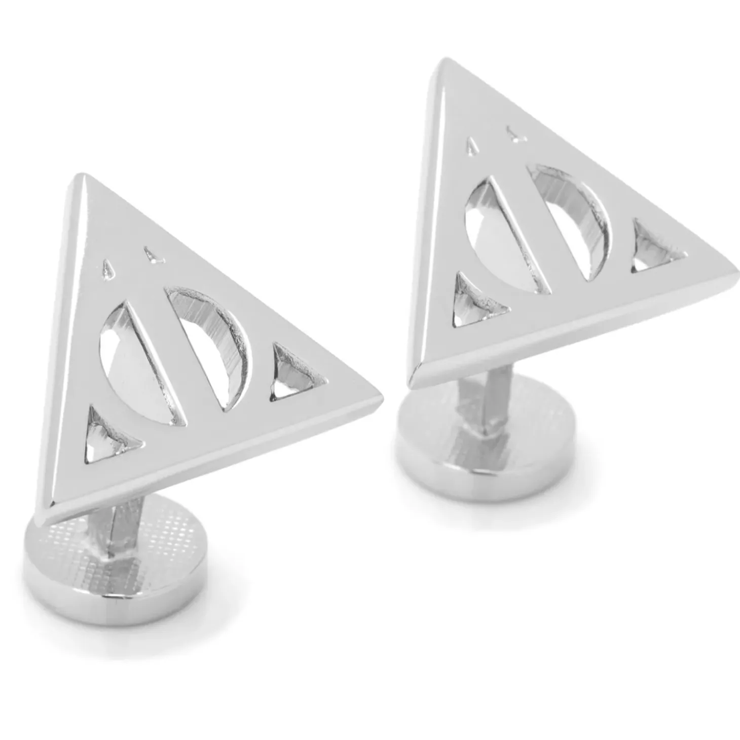 Harry Potter Silver Deathly Hallows Cufflinks