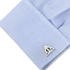 Harry Potter Silver Deathly Hallows Cufflinks