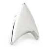 Star Trek Silver Delta Shield Lapel Pin