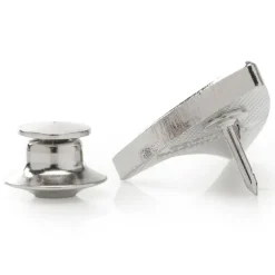 Star Trek Silver Delta Shield Lapel Pin