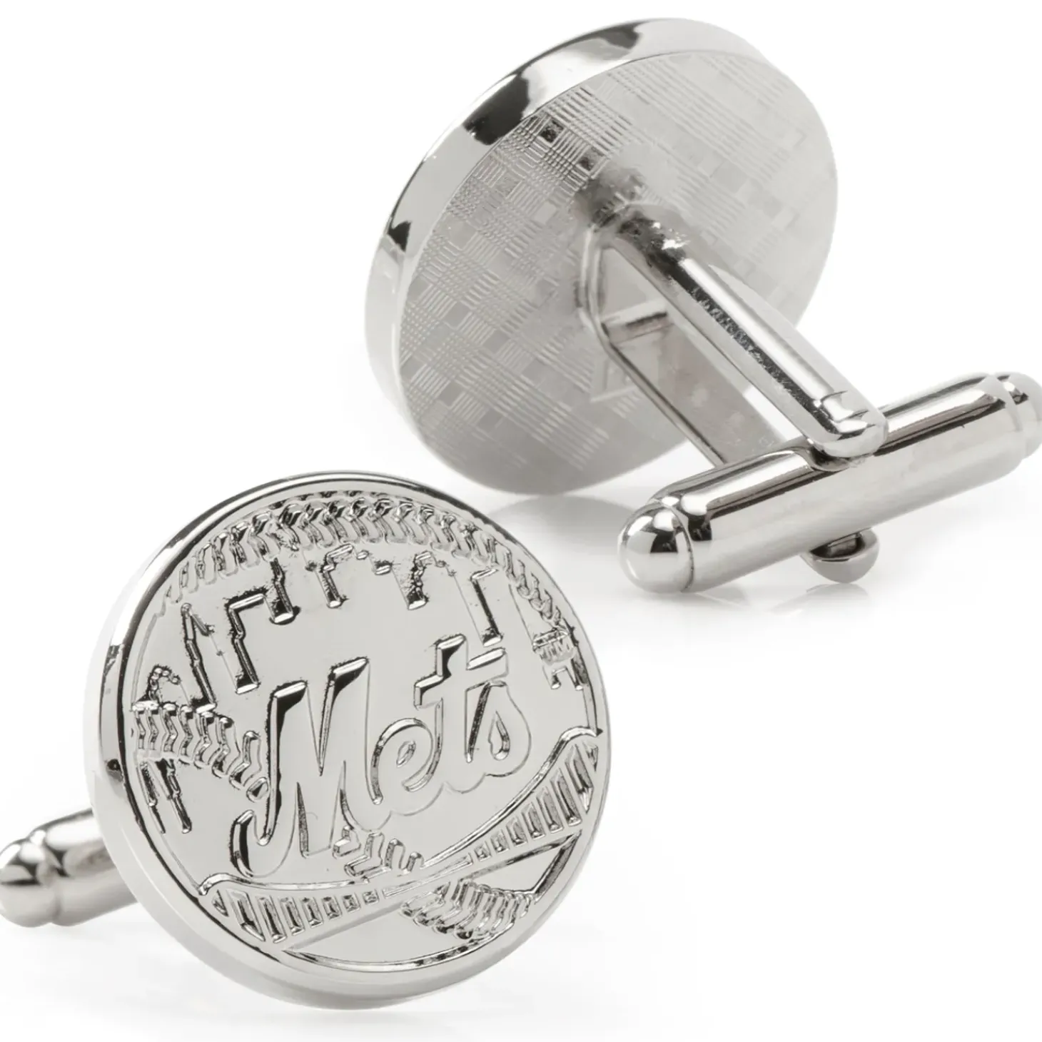 MLB Silver Edition NY Mets Cufflinks
