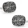 Ox and Bull Trading Co. Silver Filigree Cufflinks