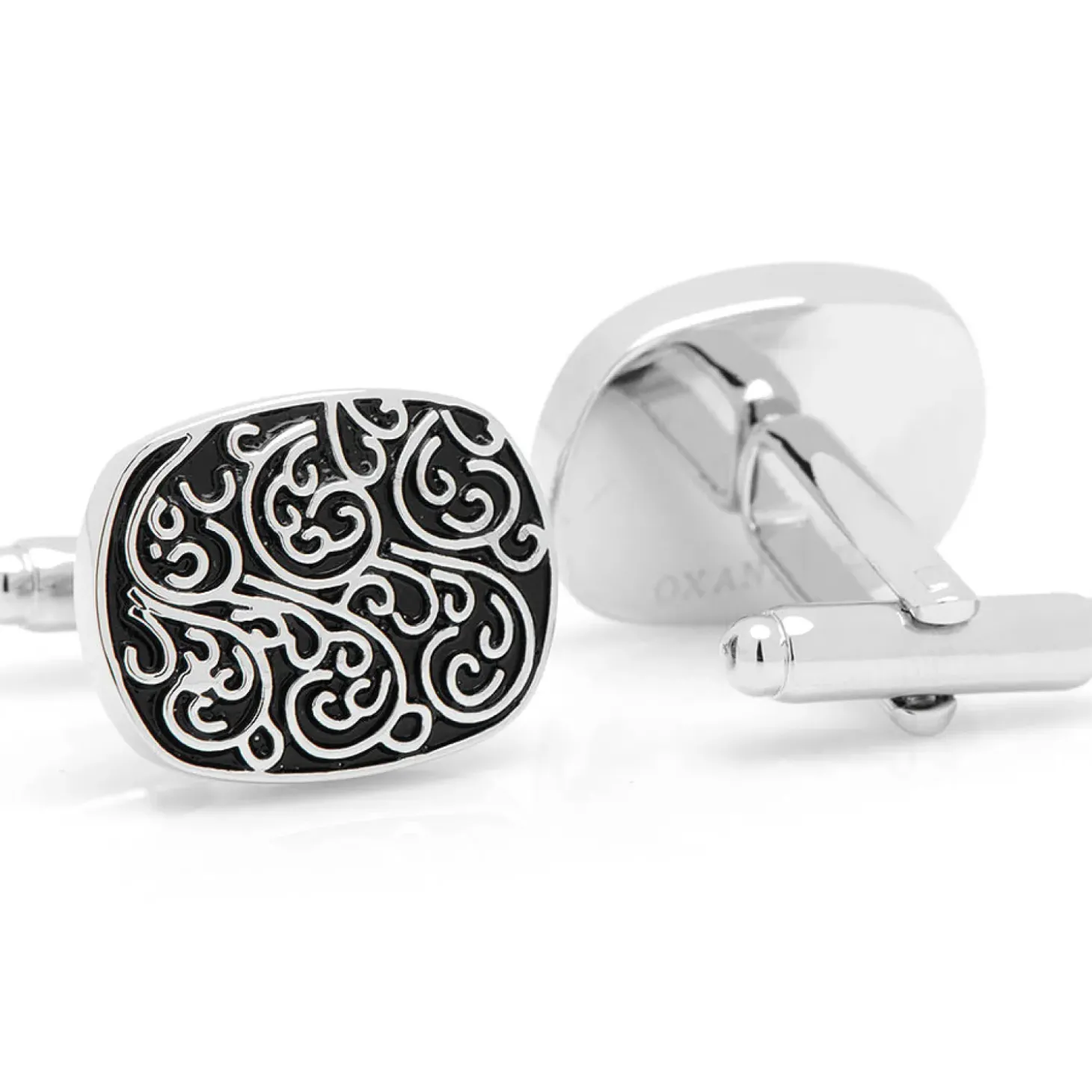 Ox and Bull Trading Co. Silver Filigree Cufflinks