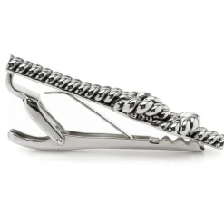 Ox and Bull Trading Co. Silver Knot Rope Tie Clip