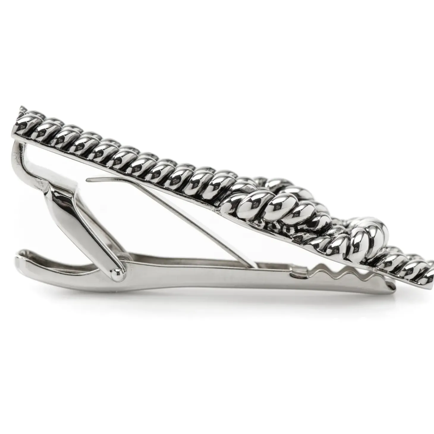 Ox and Bull Trading Co. Silver Knot Rope Tie Clip