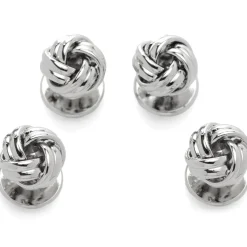 Ox and Bull Trading Co. Silver Knot Studs