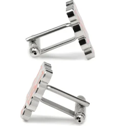 MLB Silver New York Mets Cufflinks