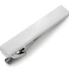 Ox and Bull Trading Co. Silver Stainless Steel Engravable Tie Clip