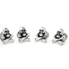 Max Lang Skull and Crossbones Tuxedo Studs