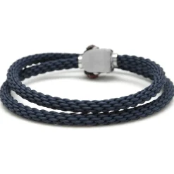 Tateossian Skull Gear w/ Semi Precious Stone Bracelet 17cm
