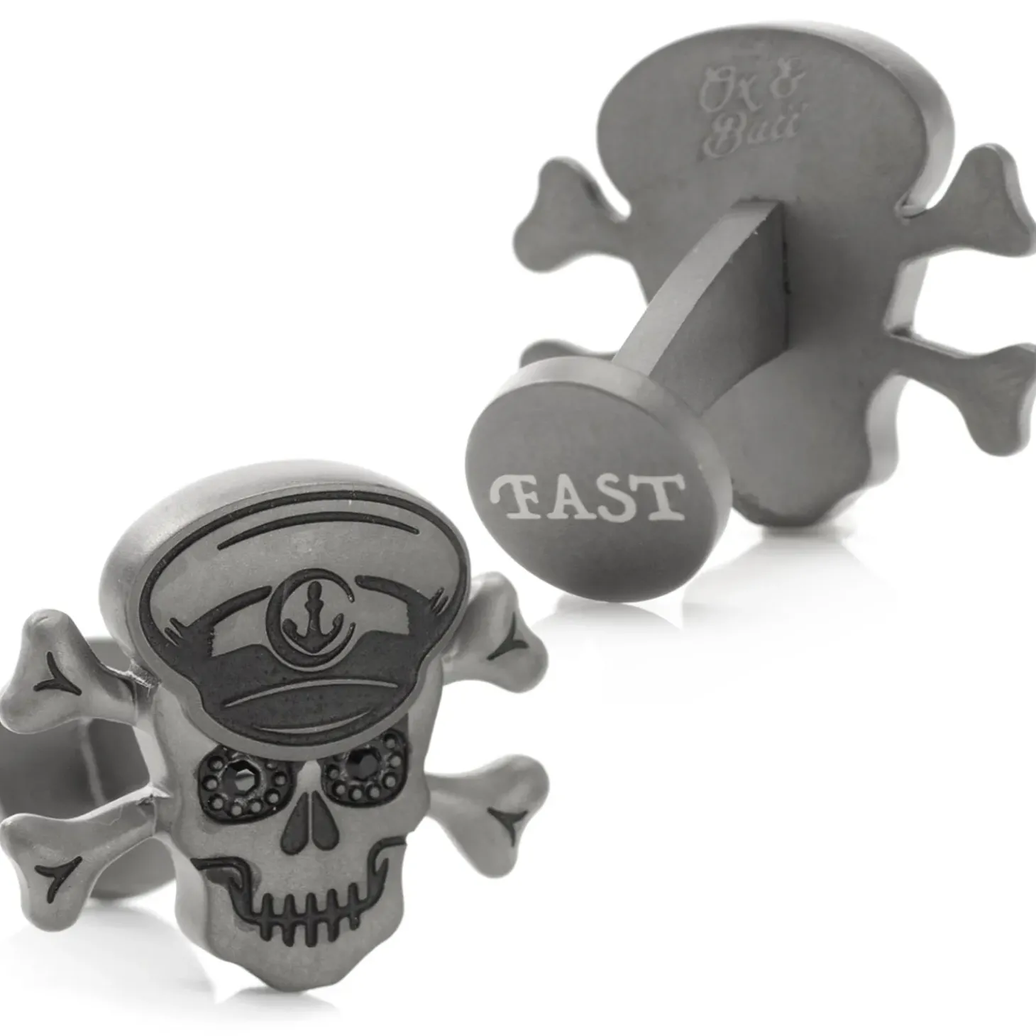 Ox and Bull Trading Co. Skull Hold Fast Cufflinks