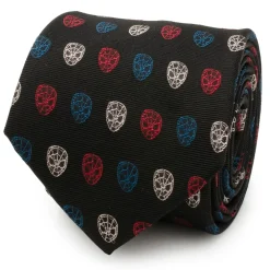 Marvel Spider-Man Black Multi Men's Tie