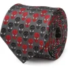 Marvel Spider-Man Chevron Red Black Men's Tie