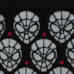 Marvel Spider-Man Dot Gray and Black Socks