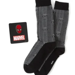 Marvel Spider-Man Herringbone Black Gift Set