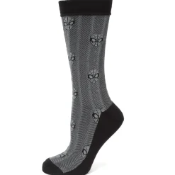 Marvel Spider-Man Herringbone Black Socks