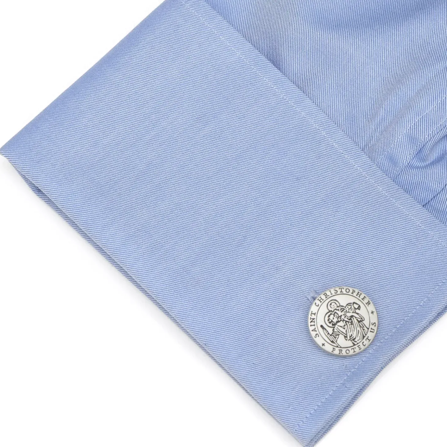 Ox and Bull Trading Co. St. Christopher Amulet Cufflinks