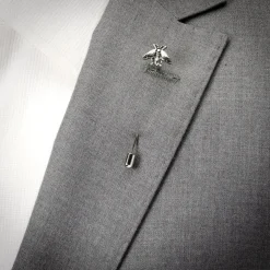 Ox and Bull Trading Co. Stainless Steel Bee Stick Pin