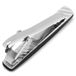 Ox and Bull Trading Co. Stainless Steel Carbon Fiber Tire Tread Tie Clip