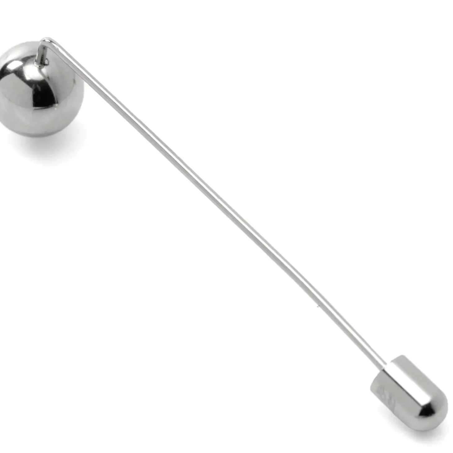 Ox and Bull Trading Co. Stainless Steel Circle Ball Stick Pin